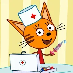 Скачать взломанную Kid-E-Cats: Animal hospital  [МОД Mega Pack] - стабильная версия apk на Андроид