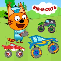 Скачать взломанную Kid-E-Cats: Kids Monster Truck  [МОД Unlocked] - полная версия apk на Андроид