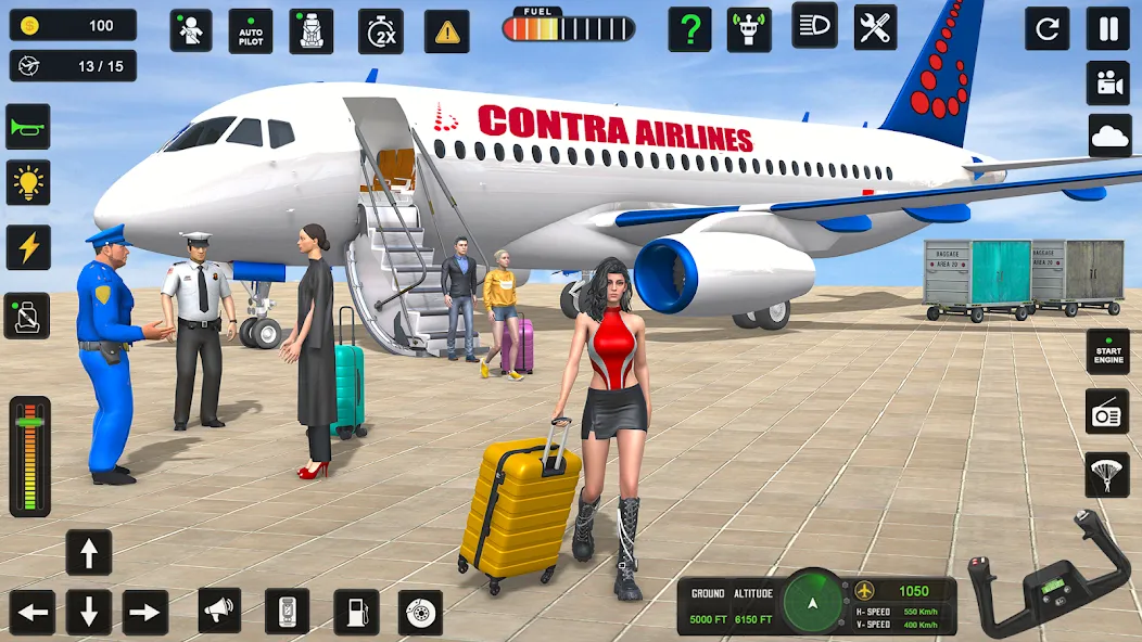 City Pilot Cargo Plane Games (Сити Пилот Карго Плейн Геймс)  [МОД Mega Pack] Screenshot 1