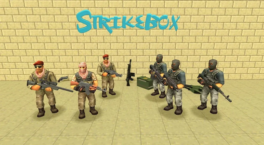 StrikeBox: Sandbox&Shooter (Страйкбокс)  [МОД Unlocked] Screenshot 4