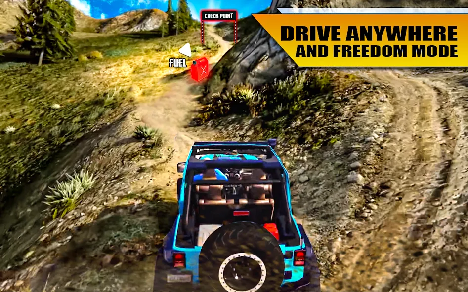 Off Road Jeep Drive Simulator  [МОД Бесконечные деньги] Screenshot 1