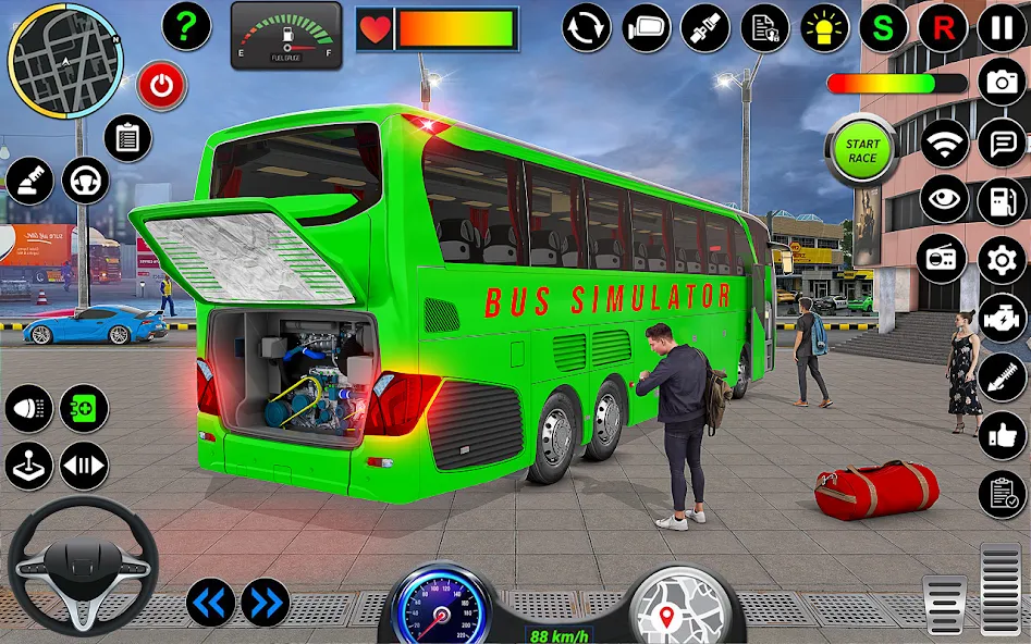 City Bus Simulator 3D Bus Game (Симулятор городского автобуса 3D  игра   )  [МОД Unlimited Money] Screenshot 2