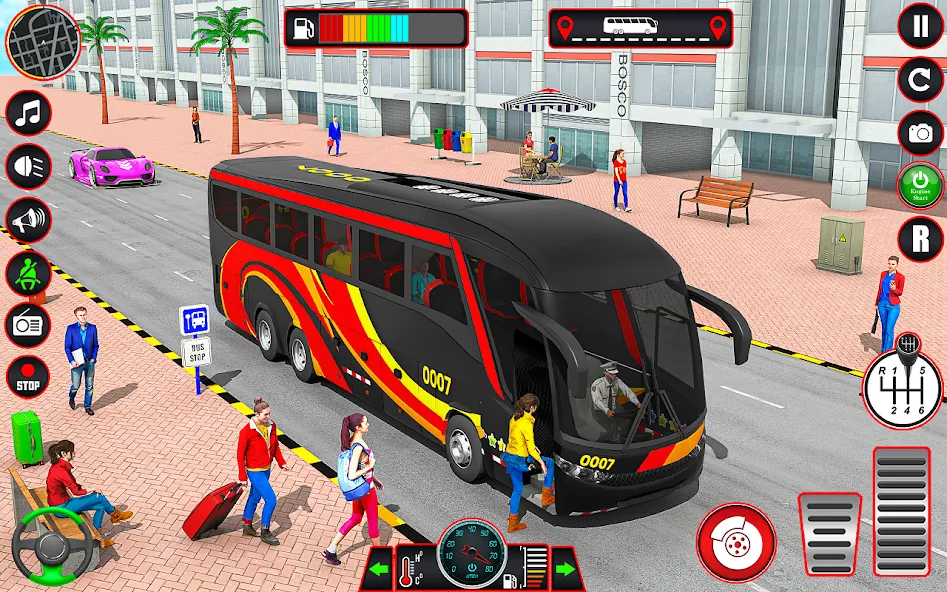 City Bus Simulator 3D Bus Game (Симулятор городского автобуса 3D  игра   )  [МОД Unlimited Money] Screenshot 5