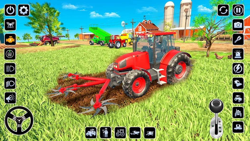 Farming Games & Tractor Games  [МОД Много монет] Screenshot 1