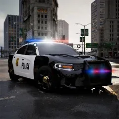 Скачать взломанную Police Car Simulator 2023 (Полицейский симулятор автомобиля 2023)  [МОД Mega Pack] - полная версия apk на Андроид