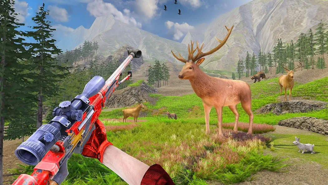 Animal Hunting -Shooting Games (Энимал Хантинг)  [МОД Unlocked] Screenshot 3