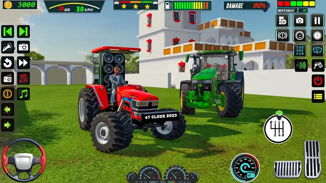 US Tractor Farming Games 3d  [МОД Unlocked] Screenshot 1