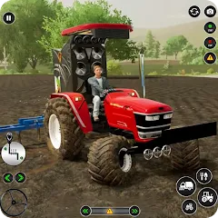 Скачать взломанную US Tractor Farming Games 3d  [МОД Unlocked] - последняя версия apk на Андроид