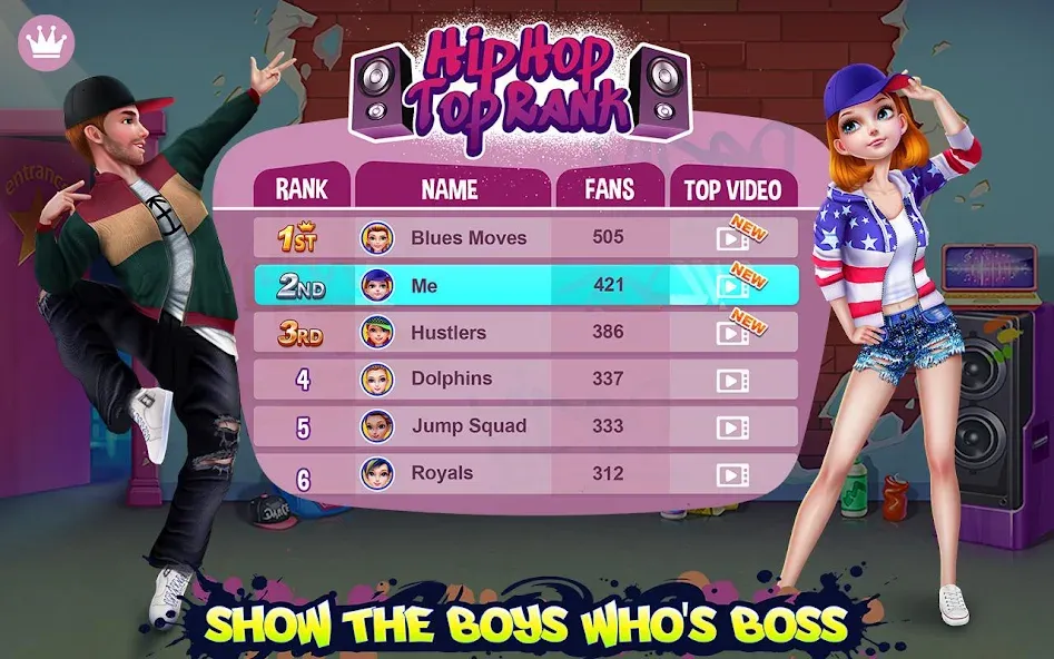 Hip Hop Battle - Girls vs Boys  [МОД Все открыто] Screenshot 5