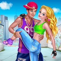 Взломанная Hip Hop Battle - Girls vs Boys  [МОД Все открыто] - стабильная версия apk на Андроид