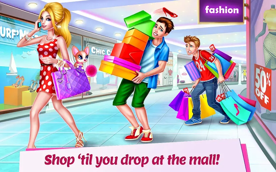 Shopping Mall Girl: Chic Game  [МОД Unlimited Money] Screenshot 1