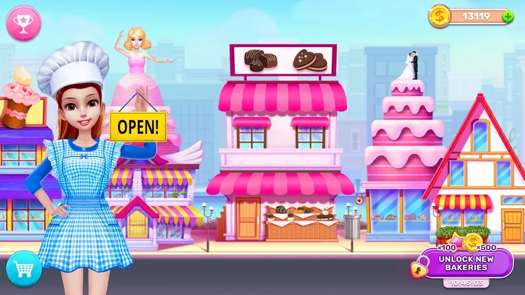 My Bakery Empire: Bake a Cake  [МОД Бесконечные монеты] Screenshot 2