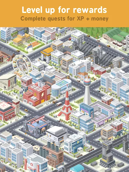 Pocket City Free (Покет Сити)  [МОД Бесконечные деньги] Screenshot 4