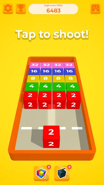 Chain Cube 2048: 3D merge game (Чейн Куб)  [МОД Menu] Screenshot 2