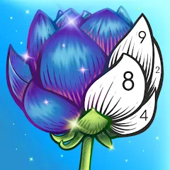 Скачать взломанную Color Swipe Coloring Book game  [МОД Меню] - последняя версия apk на Андроид