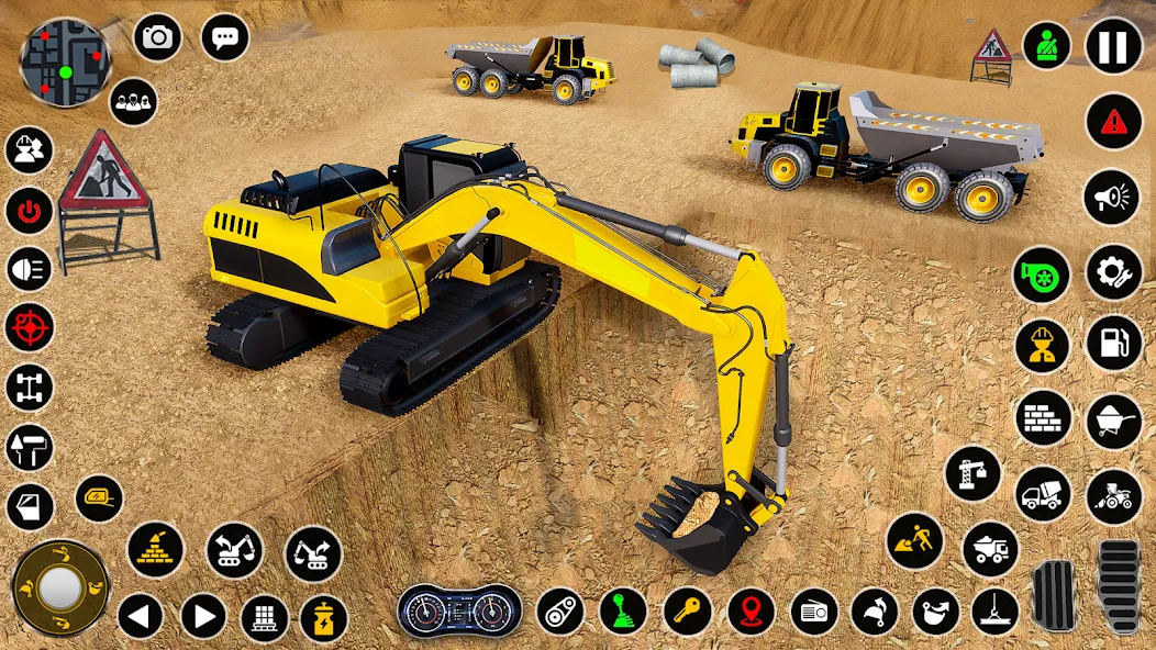 Construction Dump Truck Game (Конструкционный симулятор самосвала)  [МОД Бесконечные деньги] Screenshot 1