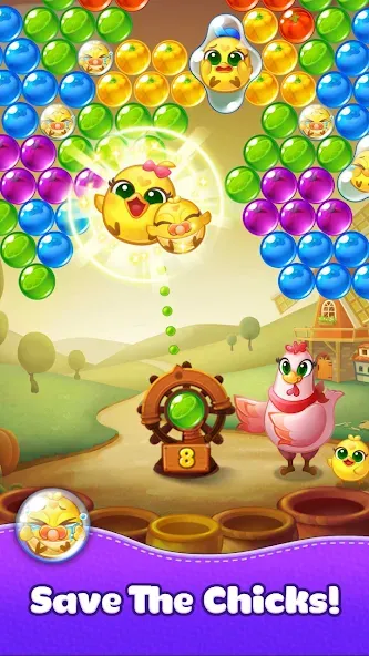 Bubble CoCo : Bubble Shooter (Бабл Коко)  [МОД Бесконечные деньги] Screenshot 4