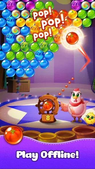 Bubble CoCo : Bubble Shooter (Бабл Коко)  [МОД Бесконечные деньги] Screenshot 5