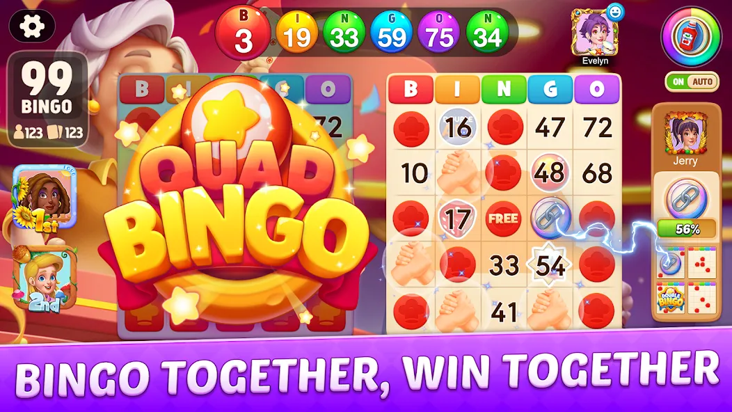 Bingo Frenzy®-Live Bingo Games (Бинго Френзи)  [МОД Бесконечные деньги] Screenshot 2