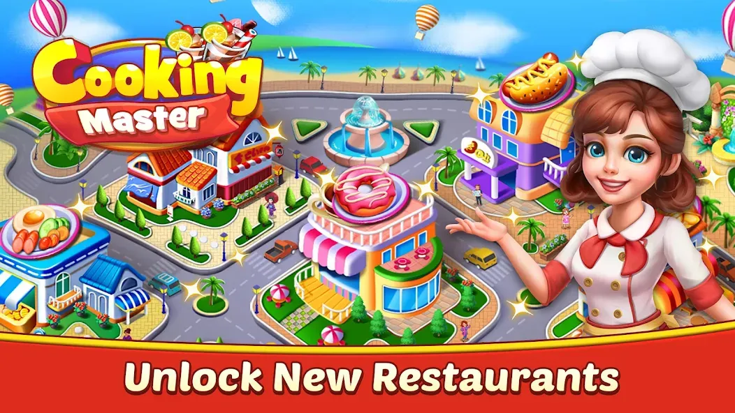 Cooking Master:Restaurant Game (Кукинг Мастер)  [МОД Unlimited Money] Screenshot 1