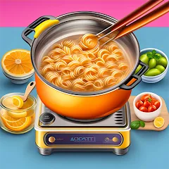 Скачать взломанную Cooking Taste Restaurant Games  [МОД Mega Pack] - стабильная версия apk на Андроид