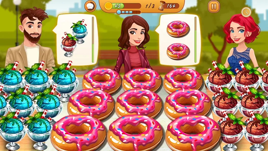 Cooking Team: Restaurant Games  [МОД Меню] Screenshot 5