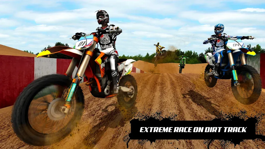 Mountain Dirt Bike Champions  [МОД Бесконечные деньги] Screenshot 3