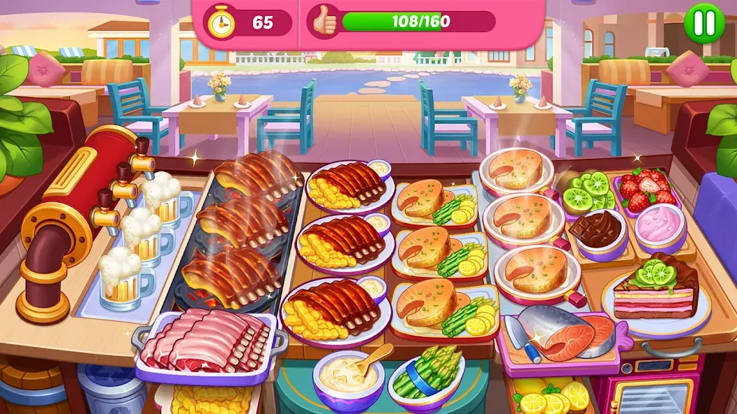 Crazy Cooking Diner: Chef Game (Крейзи кукинг дайнер)  [МОД Много денег] Screenshot 4