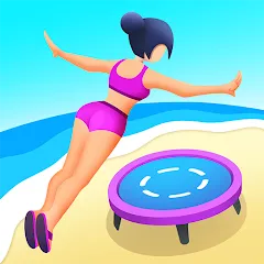 Взломанная Flip Jump Stack!  [МОД Бесконечные деньги] - полная версия apk на Андроид