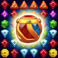 Взлом Jewel Ancient Pyramid Treasure  [МОД Много денег] - полная версия apk на Андроид