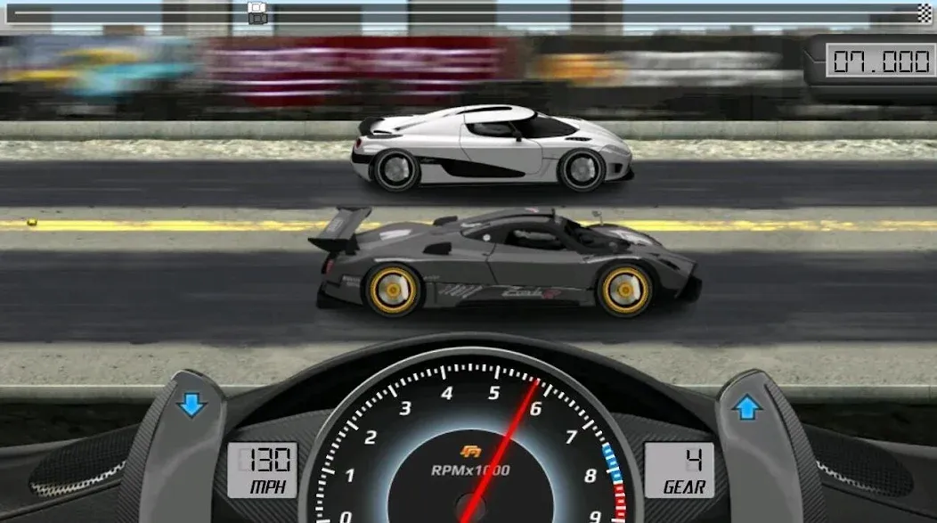 Drag Racing (Драгрейсинг)  [МОД Menu] Screenshot 2