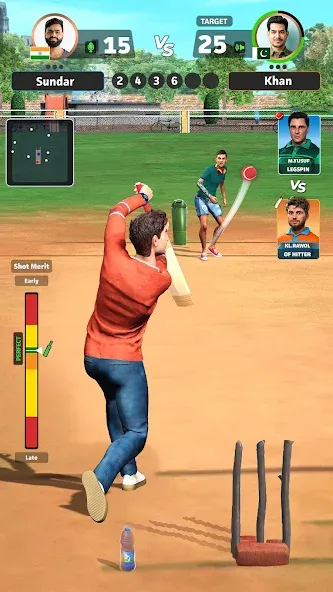 Cricket Gangsta™ Cricket Games (Крикет Гангста 11 Лига)  [МОД Много монет] Screenshot 1