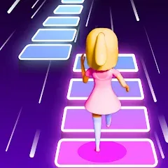 Взлом Melody Run - Cute Popcat Music (Мелодия Ран)  [МОД Mega Pack] - последняя версия apk на Андроид