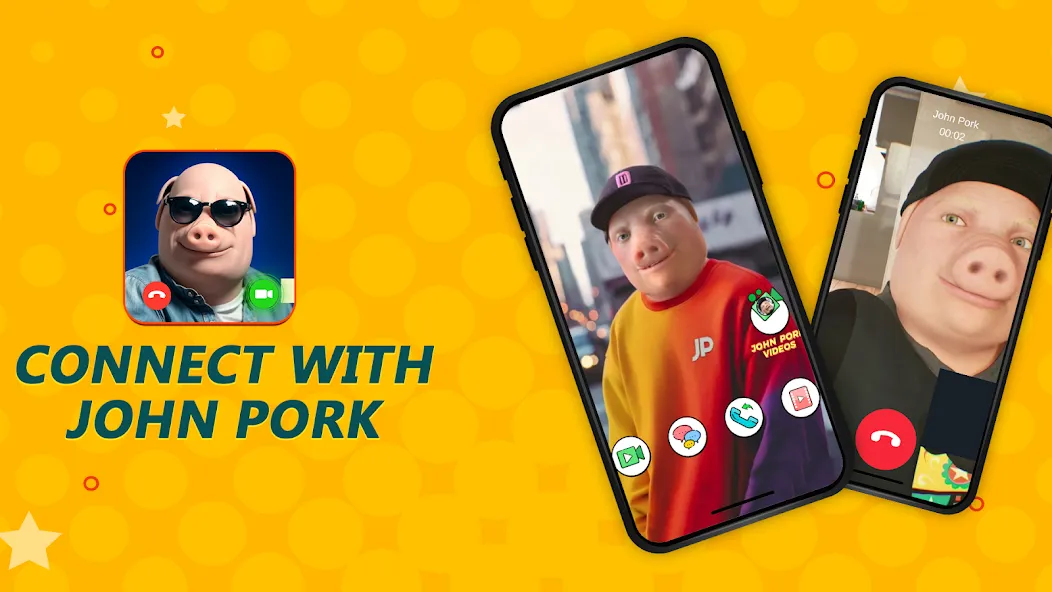 John Pork In Video Call (Джон Порк ин Видео Колл)  [МОД Menu] Screenshot 4