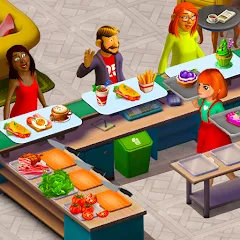 Скачать взломанную Cooking Cup: Fun Cafe Games (Кукинг Кап)  [МОД Много денег] - полная версия apk на Андроид