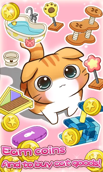 Cat Room - Cute Cat Games (Кэт Рум)  [МОД Mega Pack] Screenshot 5