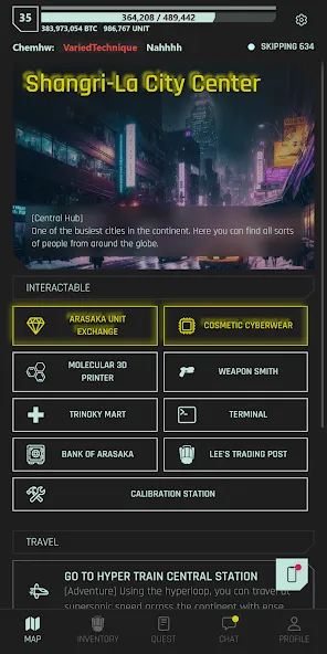 CyberCode Online -Text MMORPG (СайберКод Онлайн)  [МОД Бесконечные монеты] Screenshot 4