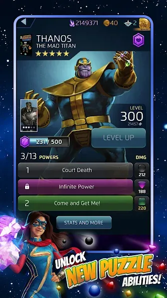 MARVEL Puzzle Quest: Hero RPG (Марвел Пазл Квест)  [МОД Все открыто] Screenshot 3