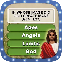 Скачать взломанную Daily Bible Trivia Bible Games (Ежедневные викторины Библии библейские игры)  [МОД Бесконечные монеты] - последняя версия apk на Андроид