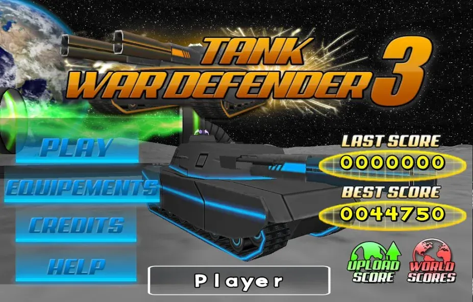 Tank War Defender 3 (Танковая война Защитник 3)  [МОД Menu] Screenshot 1