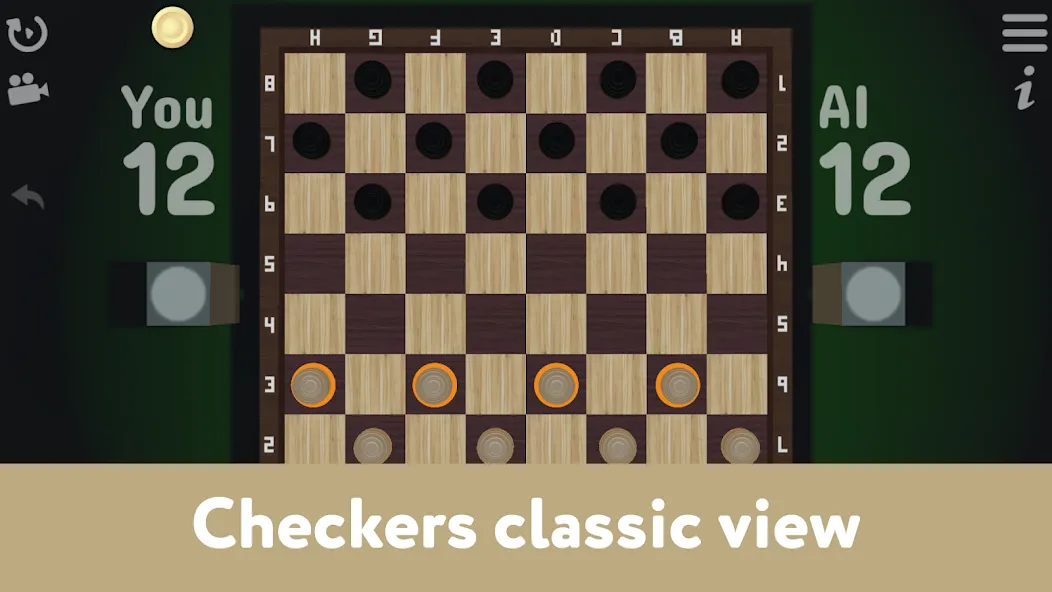 Checkers for two - Draughts  [МОД Много денег] Screenshot 1