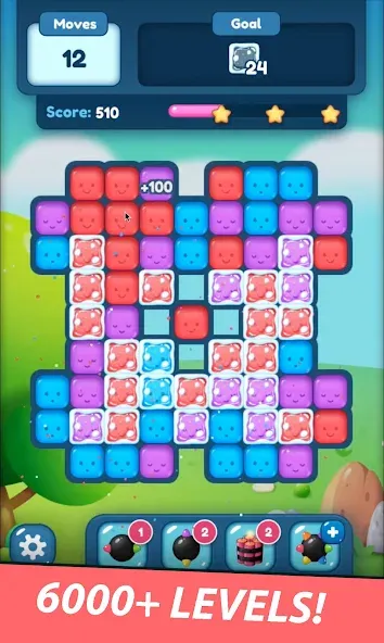 Match Blast Puzzle 3  [МОД Бесконечные деньги] Screenshot 2