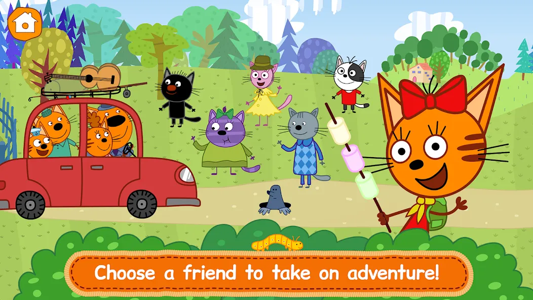 Kid-E-Cats: Kitty Cat Games!  [МОД Unlocked] Screenshot 1