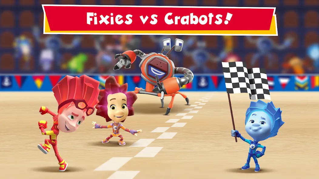 Fixies vs Crabots: Cool Game!  [МОД Mega Pack] Screenshot 1