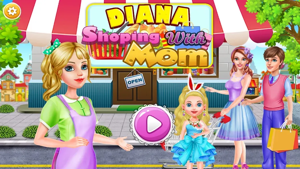 Mall Shopping with Diana (Молл Шоппинг с Дианой)  [МОД Много монет] Screenshot 1