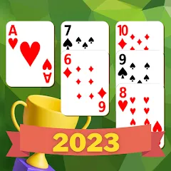 Скачать взломанную Klondike Solitaire Offline  [МОД Menu] - стабильная версия apk на Андроид