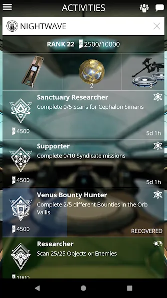 Warframe Companion (Уорфрейм Компаньон)  [МОД Меню] Screenshot 2