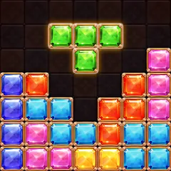 Взломанная Puzzle Block Jewels (Пазл Блок Драгоценности)  [МОД Все открыто] - последняя версия apk на Андроид