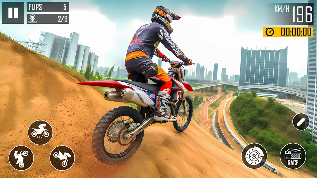 Ultimate Bike Stunt: Bike Game (Ультимейт Байк Стант)  [МОД Unlimited Money] Screenshot 2