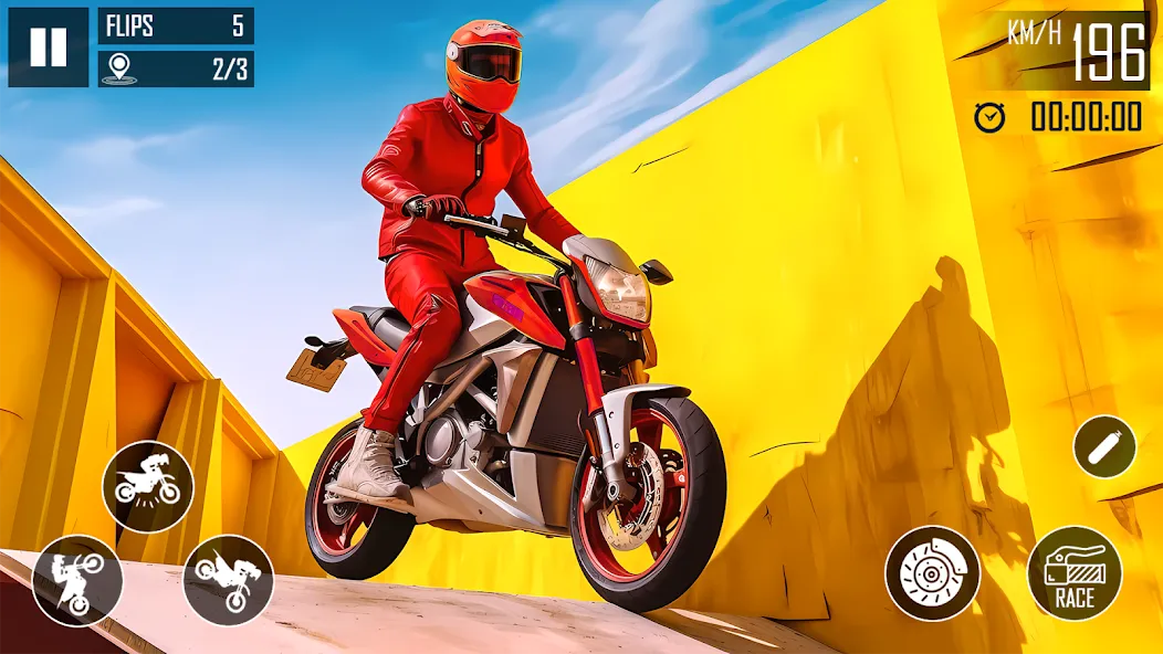 Ultimate Bike Stunt: Bike Game (Ультимейт Байк Стант)  [МОД Unlimited Money] Screenshot 3